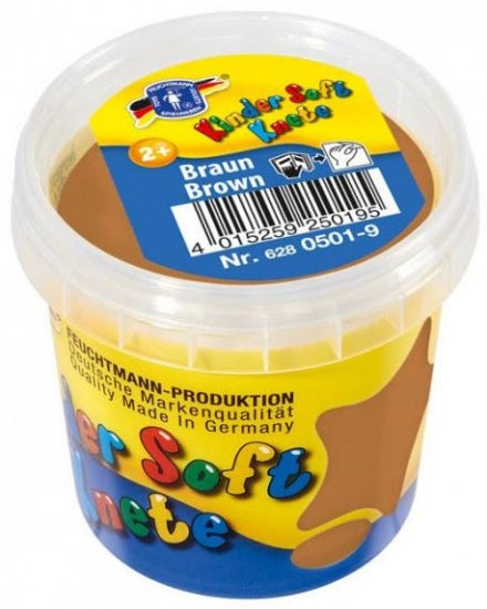 Kinder Soft Knete Basic Klei 150 gram Bruin