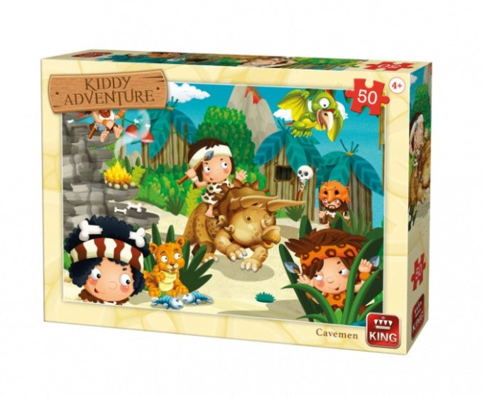 kinderpuzzel Cavemen 50 stuks 24