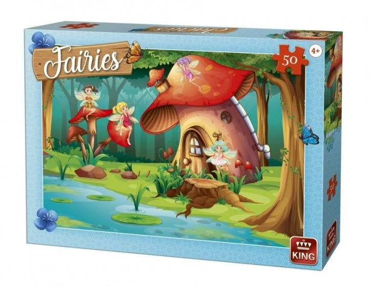 kinderpuzzel Fairies At Home 50 stuks 24