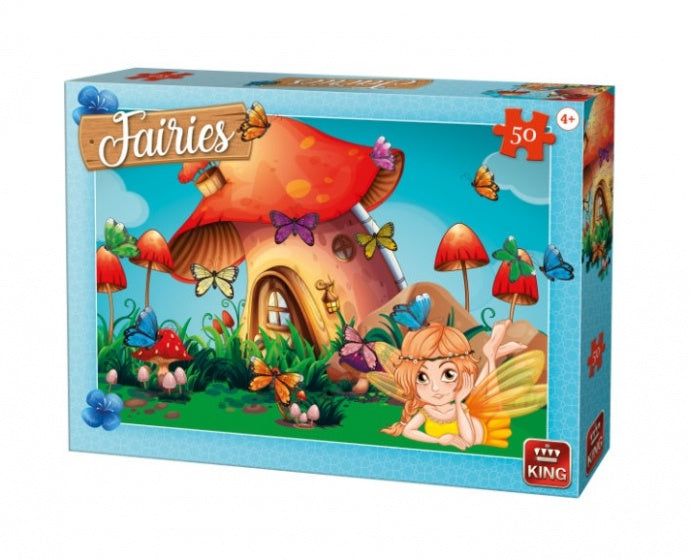 kinderpuzzel Fairies With Butterflies 50st 24