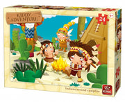 kinderpuzzel Indians Around Campfire 24 stuks