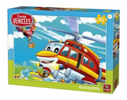 kinderpuzzel Rescue Helicopter 50 stuks 24