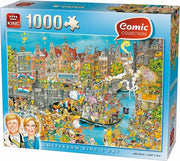 legpuzzel Amsterdam King's Day 1000 stukjes