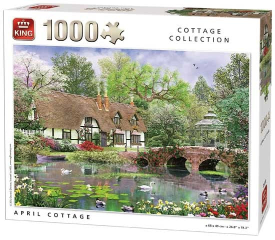 legpuzzel April Cottage 1000 stukjes