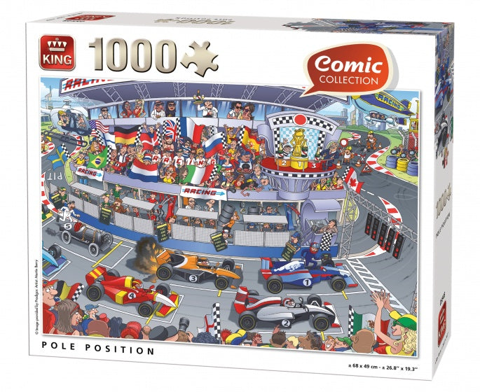 Legpuzzel Comic Collection racebaan 1000 stukjes