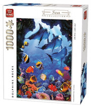legpuzzel Dolphins Rocks 1000 stukjes