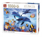legpuzzel Four Dolphins 1000 stukjes