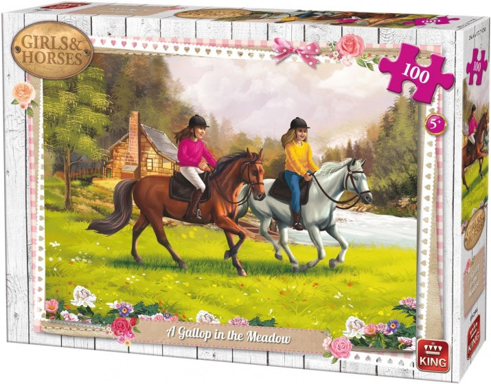 legpuzzel Gallop in The Meadow 100 stukjes
