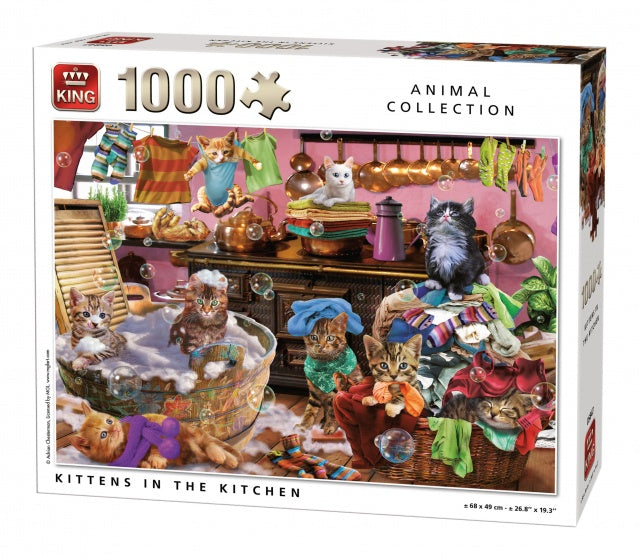 Legpuzzel Kittens in the Kitchen 1000 Stukjes