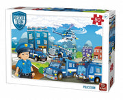 legpuzzel Rescue Team Policeteam 50 stukjes