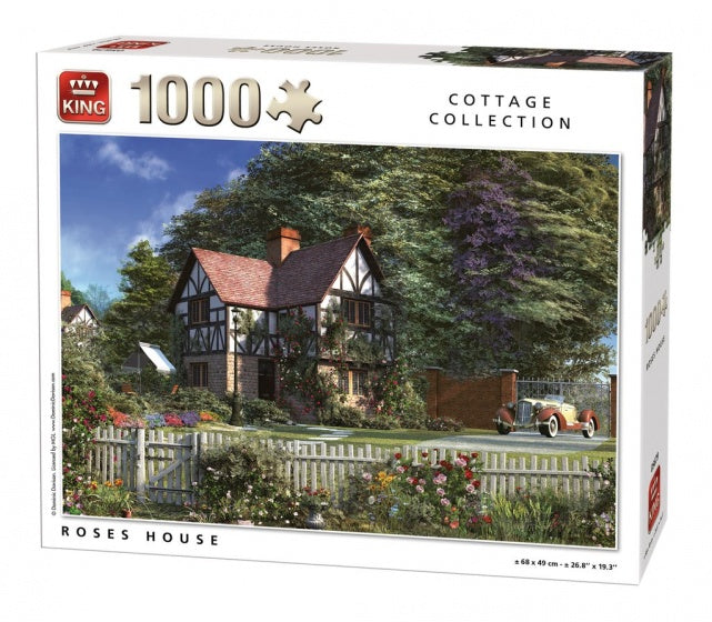 legpuzzel Roses House 1000 stukjes