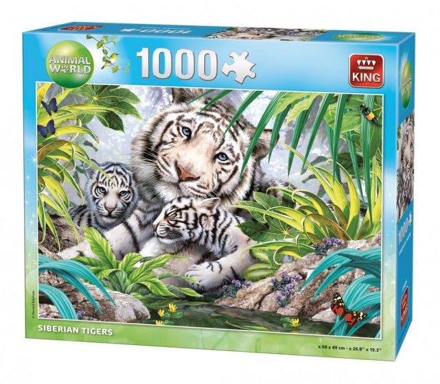 legpuzzel Siberian Tiger 1000 stukjes