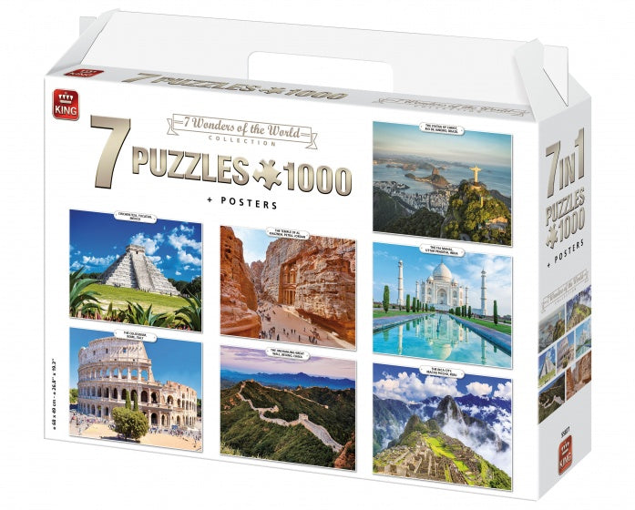 legpuzzels 7-in-1 Wonders of the World 1000 stukjes