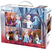 legpuzzels Disney Frozen II 4-in-1 junior 12-24 stukjes