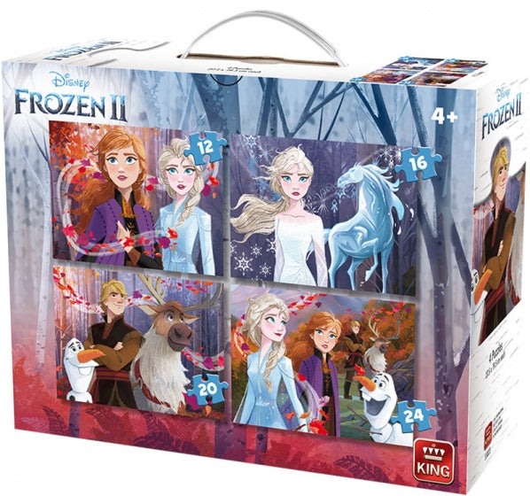 legpuzzels Disney Frozen II 4-in-1 junior 12-24 stukjes