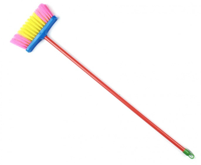 bezem geel/roze 61 cm