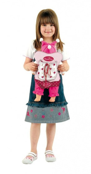 buikdraagzak Princess Coralie rood/wit 45