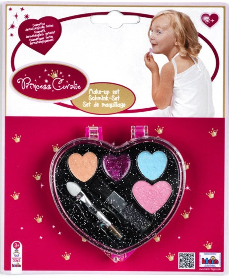 Princess Coralie make-up hartje 3-delig roze