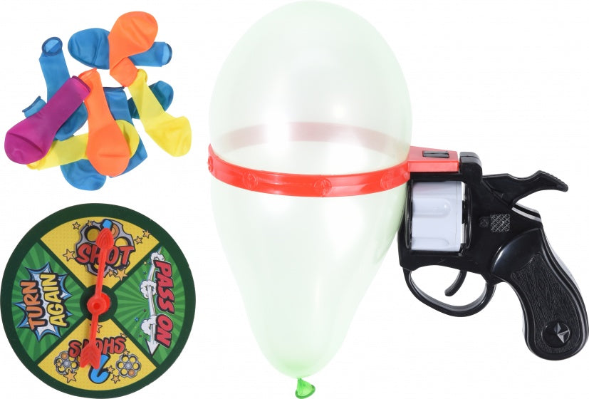 ballonpistool-spel junior zwart/rood