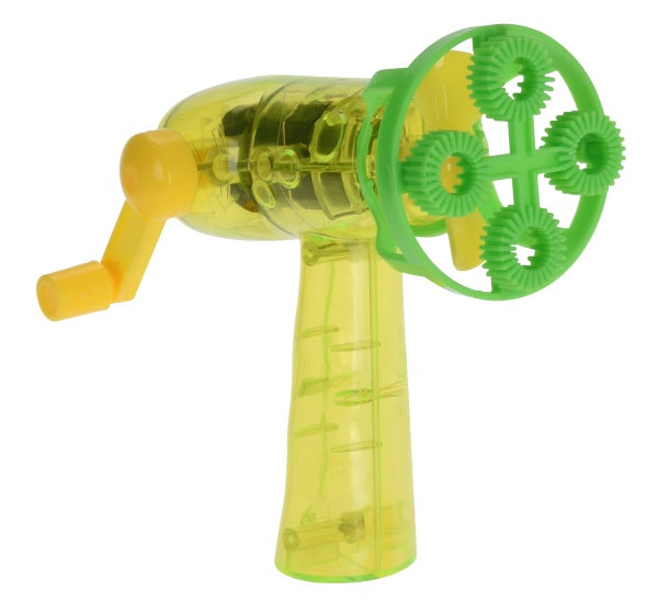 bellenblaaspistool 14 cm geel