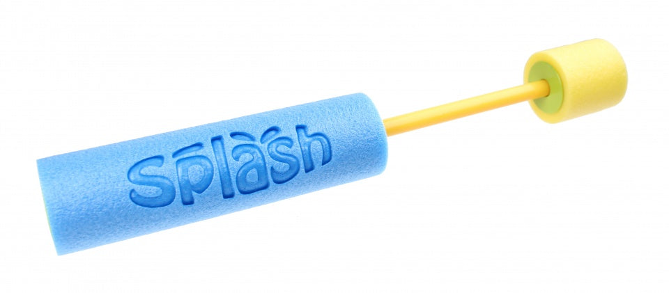 waterspuiter junior 32 cm foam geel/blauw