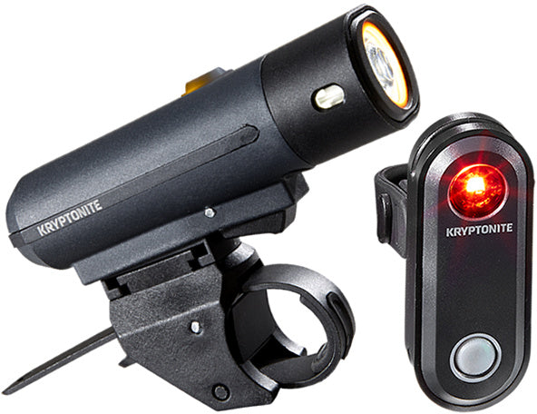 fietsverlichting led F-300/R-30 zwart 2-delig