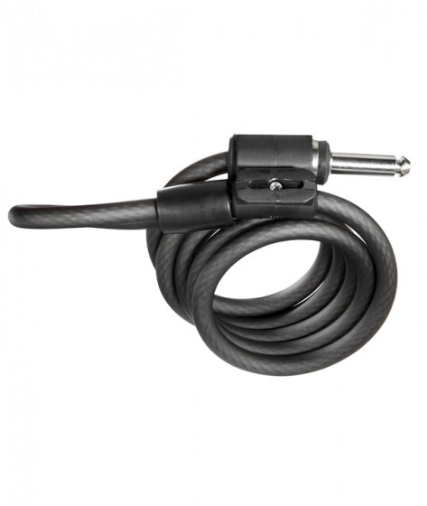 insteekkabel AXA  10 mm 120 cm staal zwart