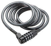 kabelslot Kryptoflex 150 cm x 8 mm staal zwart