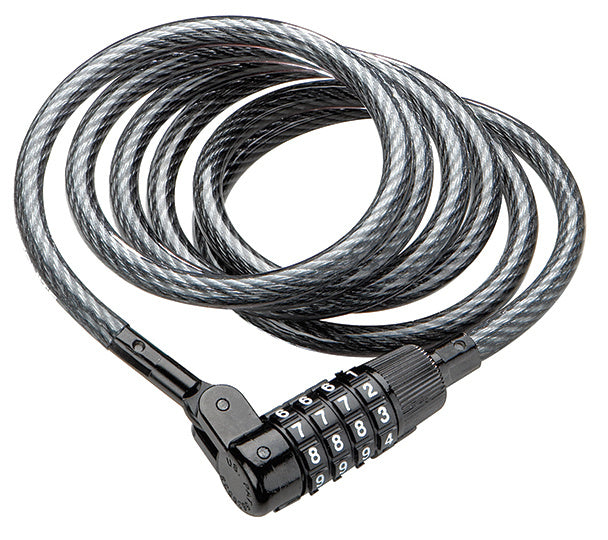 kabelslot Kryptoflex 150 cm x 8 mm staal zwart