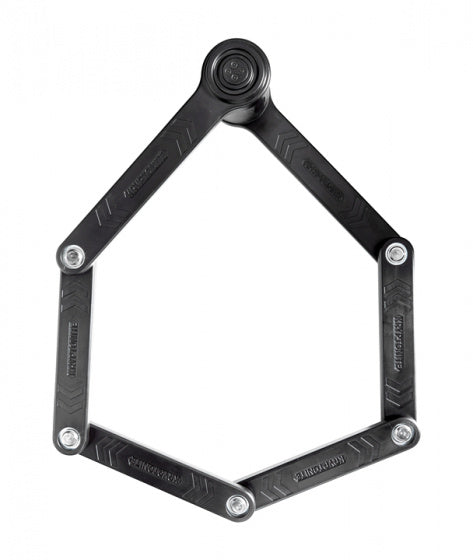 vouwslot met houder Keeper 85 cm staal zwart