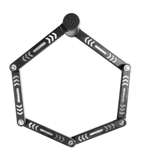 vouwslot met houder Kryptolok 100 cm staal zilver