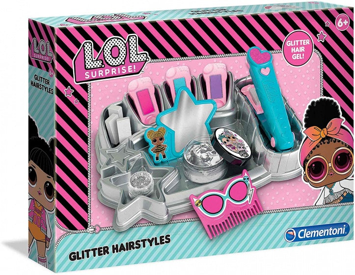 Glitter haarstijlset 54-delig
