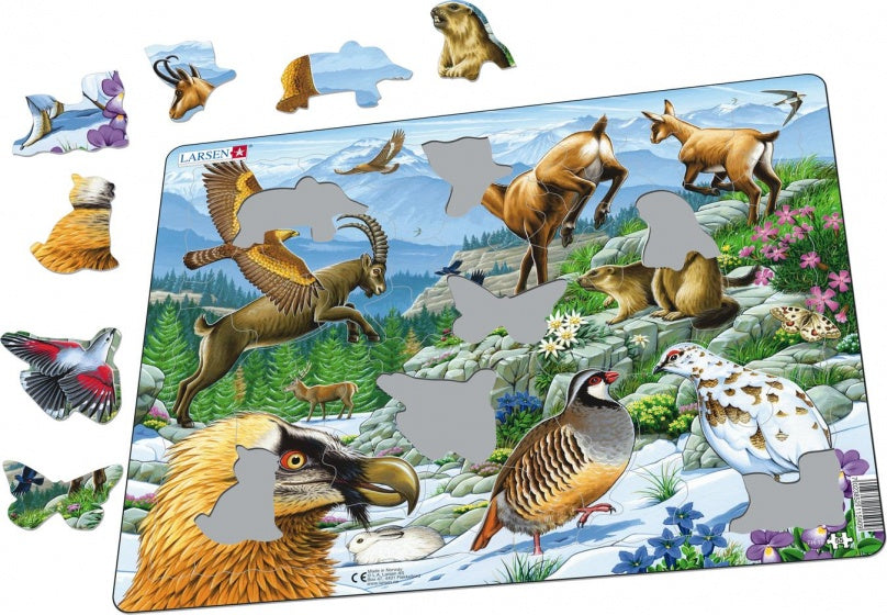 legpuzzel Maxi Alpen junior karton 55 stukjes