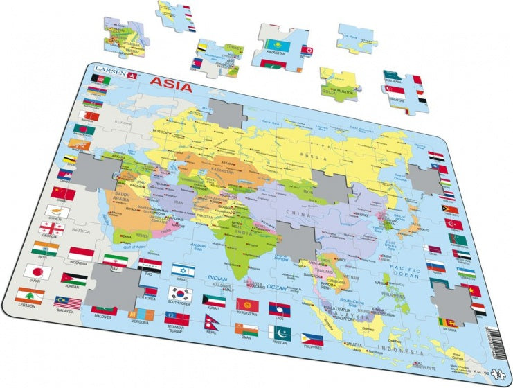 legpuzzel Maxi Azië junior karton 70 stukjes