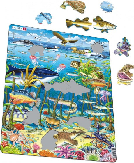 legpuzzel Maxi Noord-Atlantische Gyre 60 stukjes
