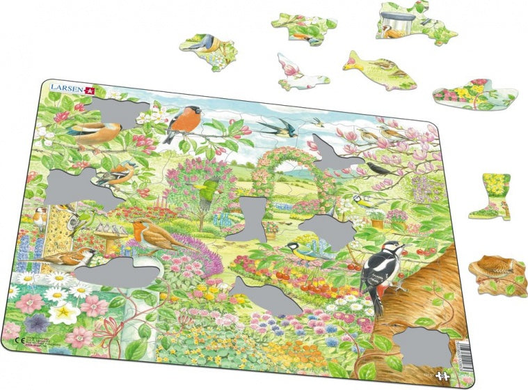 legpuzzel Maxi Tuinvogels junior karton 60 stukjes