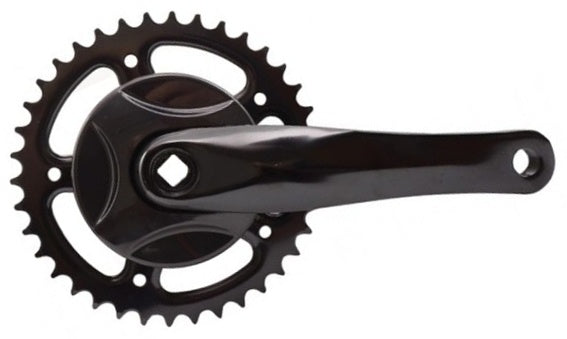 crankstelset CF-58 38T 170 mm zwart