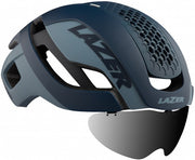 fietshelm Bullet 2.0 schuim/mesh blauw/grijs maat M