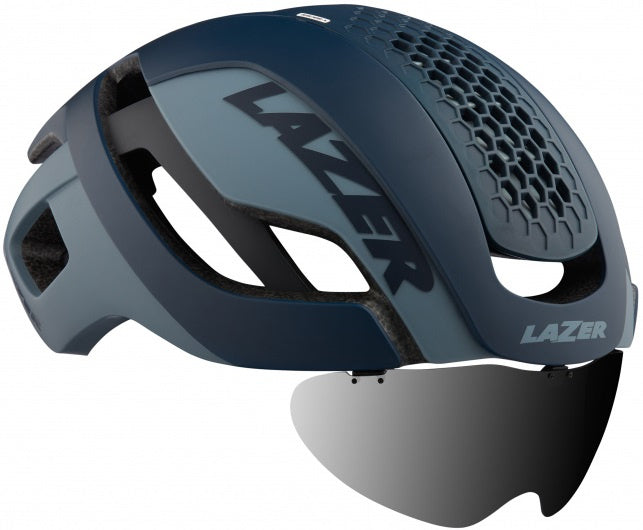 fietshelm Bullet 2.0 schuim/mesh blauw/grijs maat M