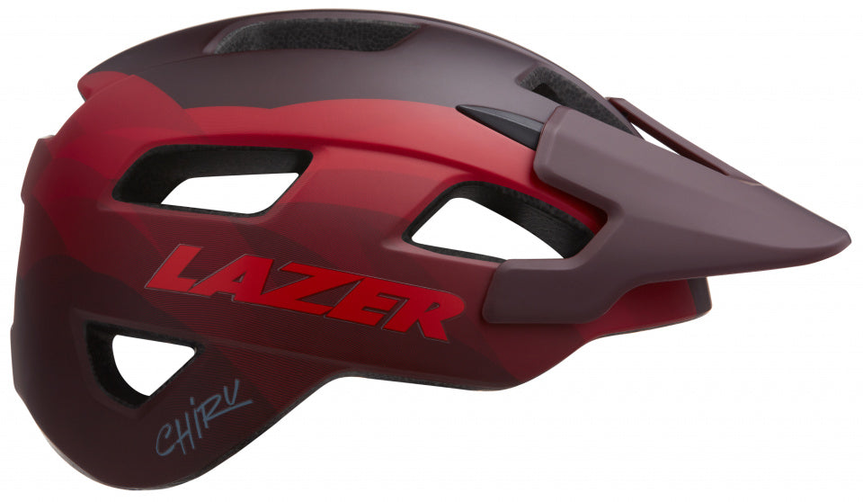 fietshelm Chiru In-Mold bordeaux/rood maat 58-61 cm