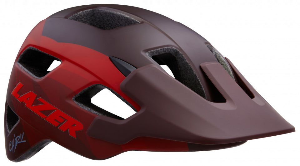fietshelm Chiru In-Mold bordeaux/rood maat 58-61 cm