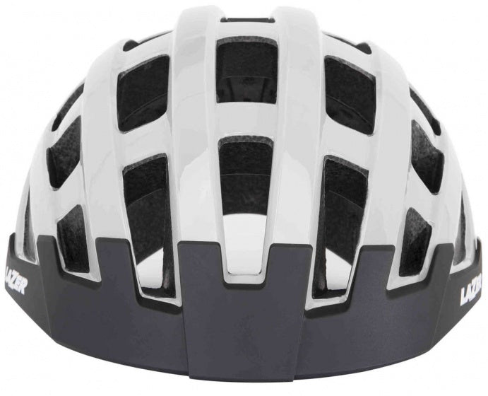 fietshelm Compact Deluxe unisex wit maat 54-61 cm