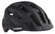 fietshelm Compact Deluxe unisex zwart maat 54-61 cm