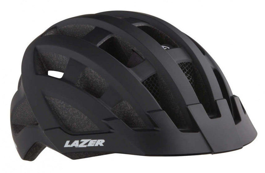 fietshelm Compact DLX Mips led zwart maat 54-61 cm