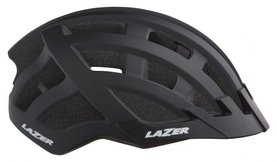fietshelm Compact DLX Mips led zwart maat 54-61 cm