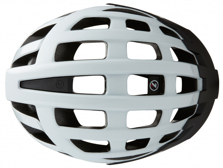 fietshelm Compact unisex wit maat one-size