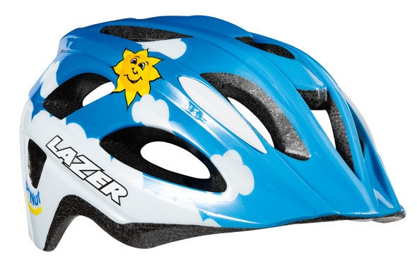 kinderhelm P'Nut - Sky junior 46-50 cm blauw/wit