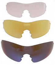 lenzenset fietsbril M1 blauw/geel/transparant
