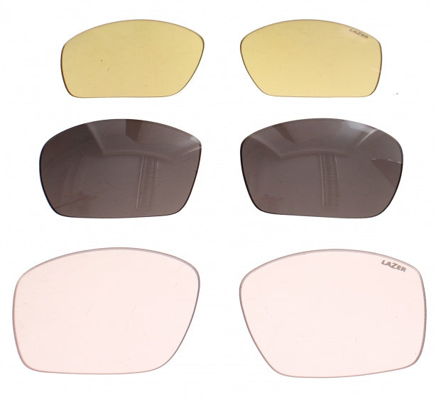 Silver Lens Kit M2/KR1 zwart/geel/transparant