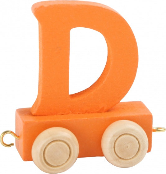 treinletter D oranje 6